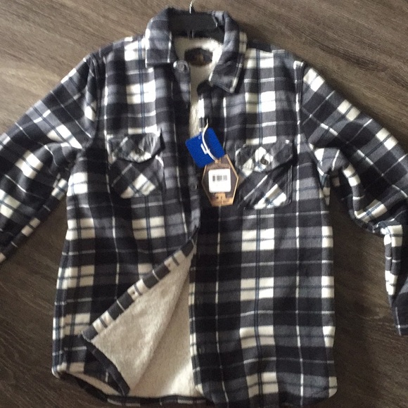 Jackets & Blazers - Flannel w Fleece Lining!  NWT